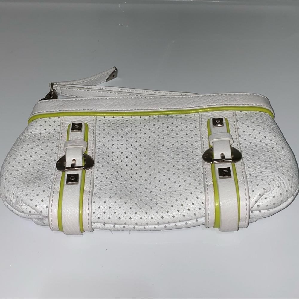 Francesco Biasia White Wristlet